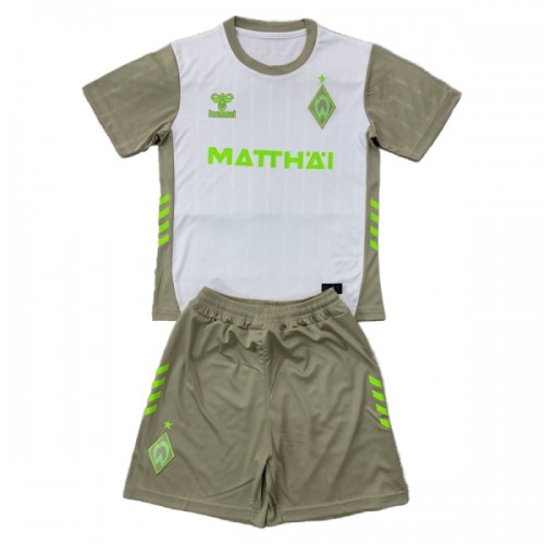 Fotballtrøye Werder Bremen Bortedrakt 2025-26 Kortermet - Barn(+ Shorts) Fotballtrøye Werder Bremen Bortedrakt 2025-26 Kortermet - Barn(+ Shorts)